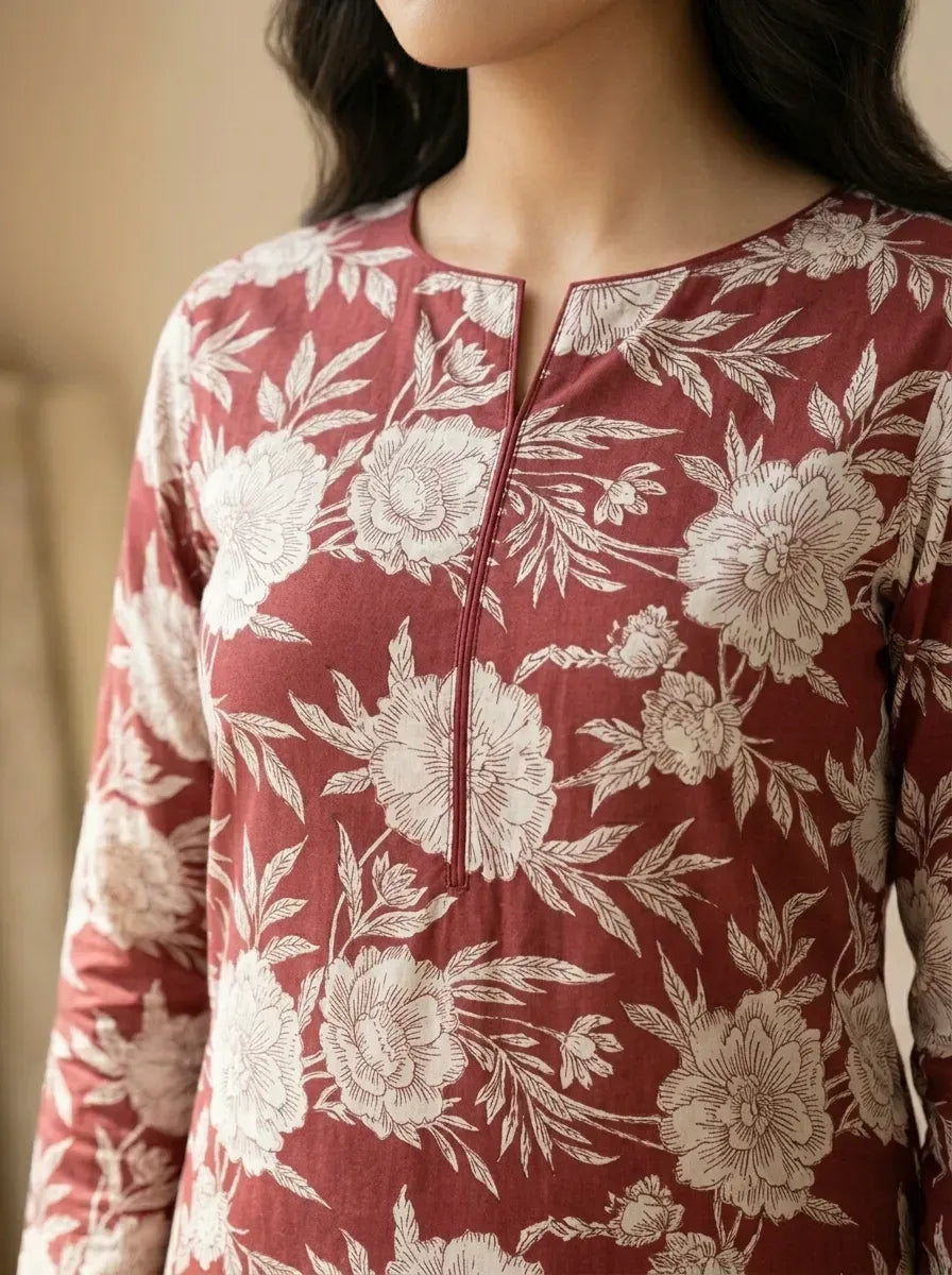 lawn 2 pc Printed
