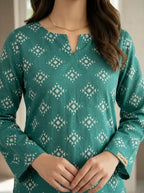 lawn 2 pc with printed trouser