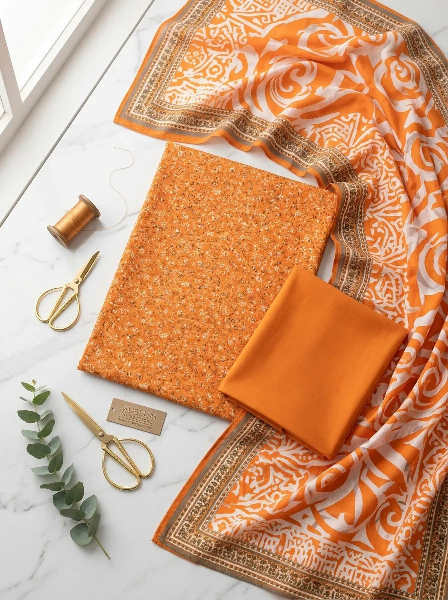 3 pc lawn suit