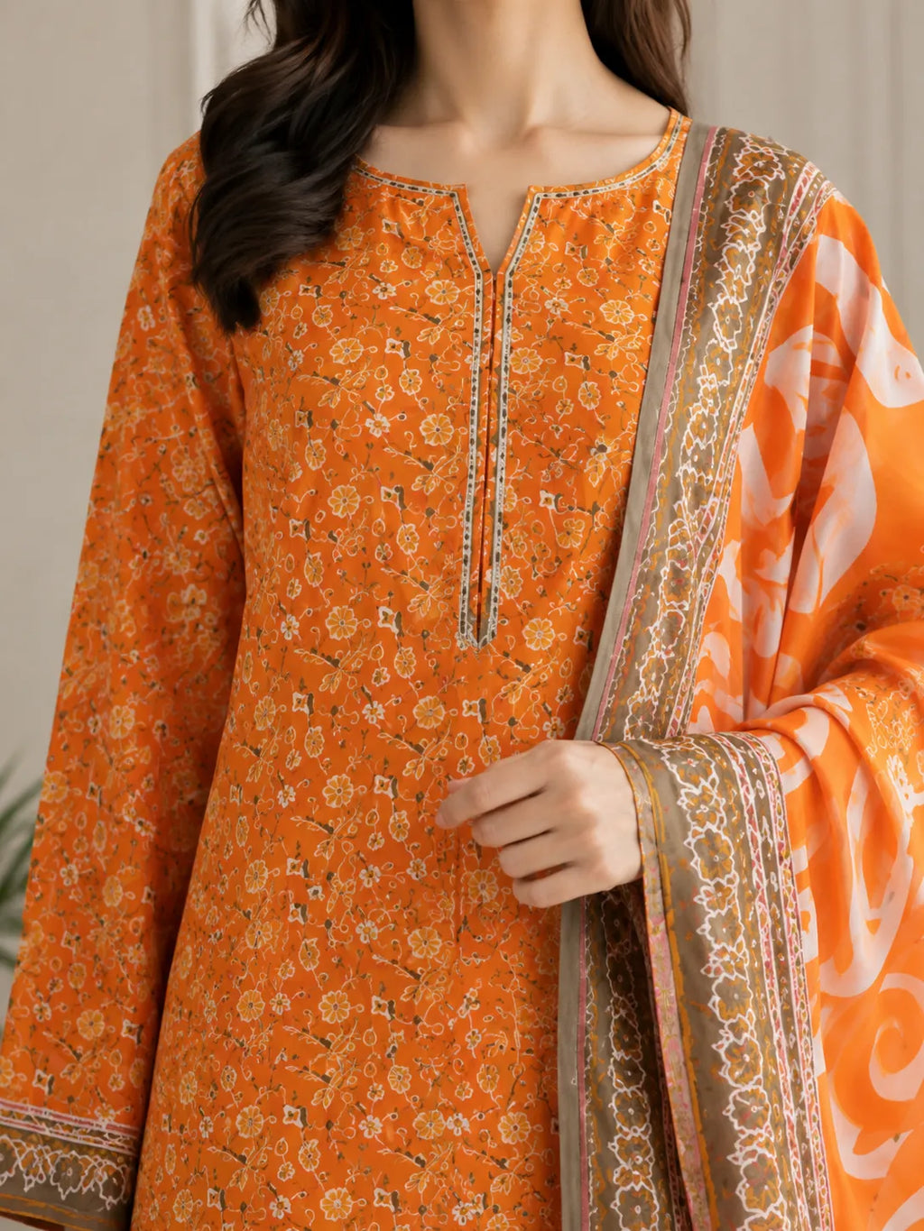 3 pc lawn suit
