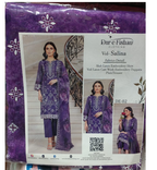 3 Piece Embroidered Lawn Suit