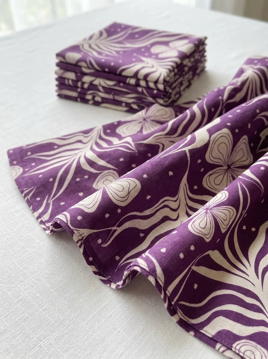 Purple Floral Lawn Allover Printed 2 Piece Suit