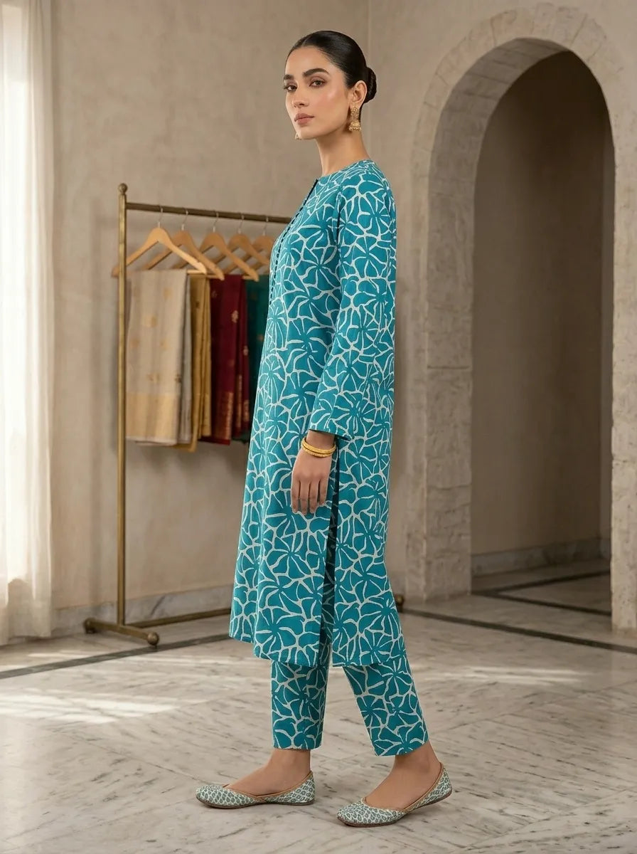 lawn allover 2 pc suit