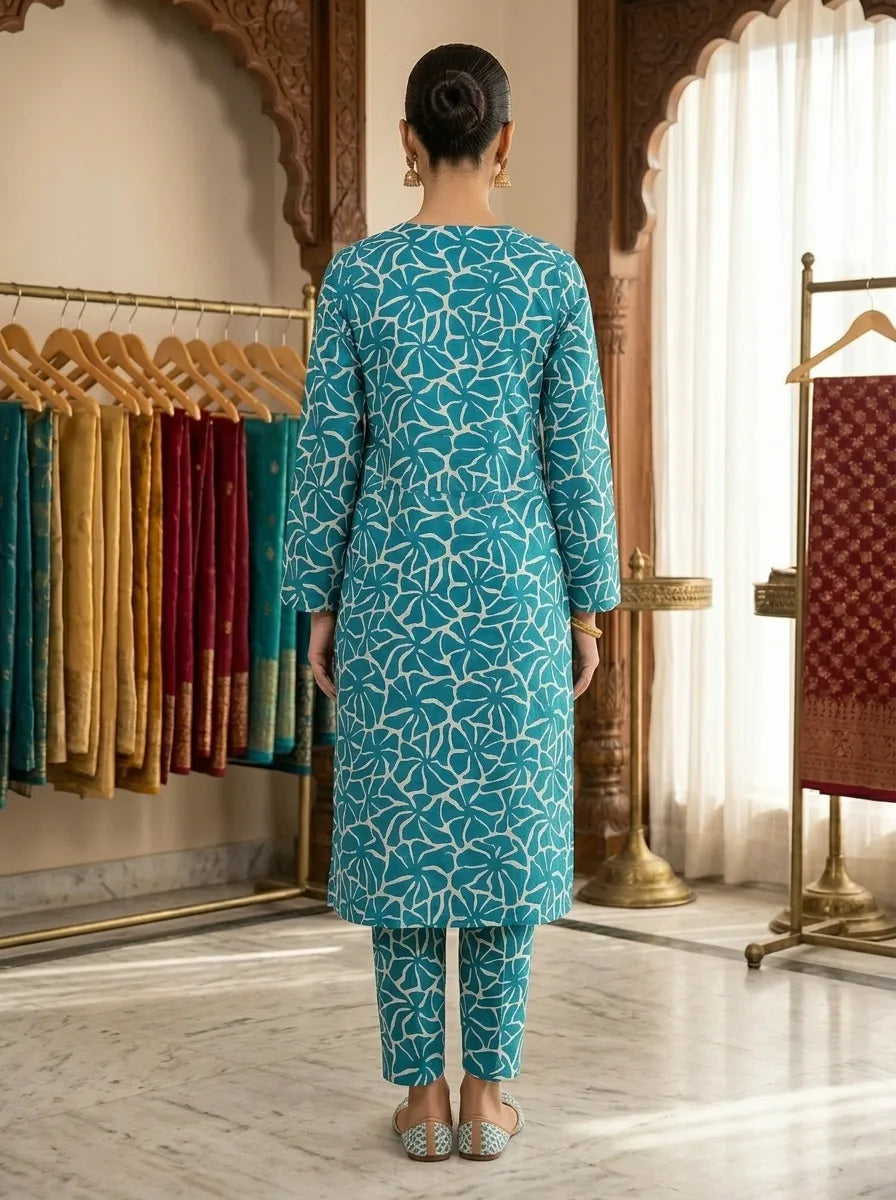 lawn allover 2 pc suit