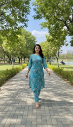 Allover 2 Piece Lawn Suit