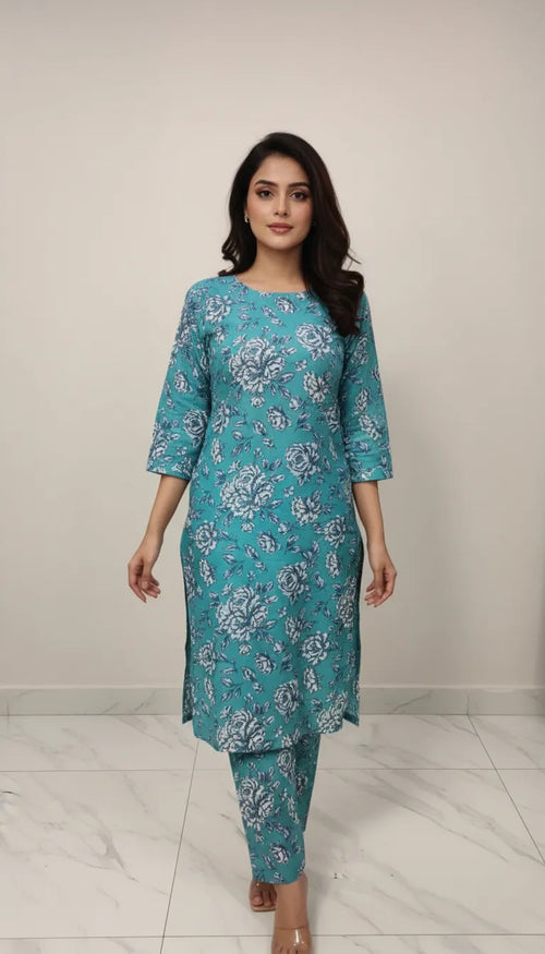 Allover 2 Piece Lawn Suit