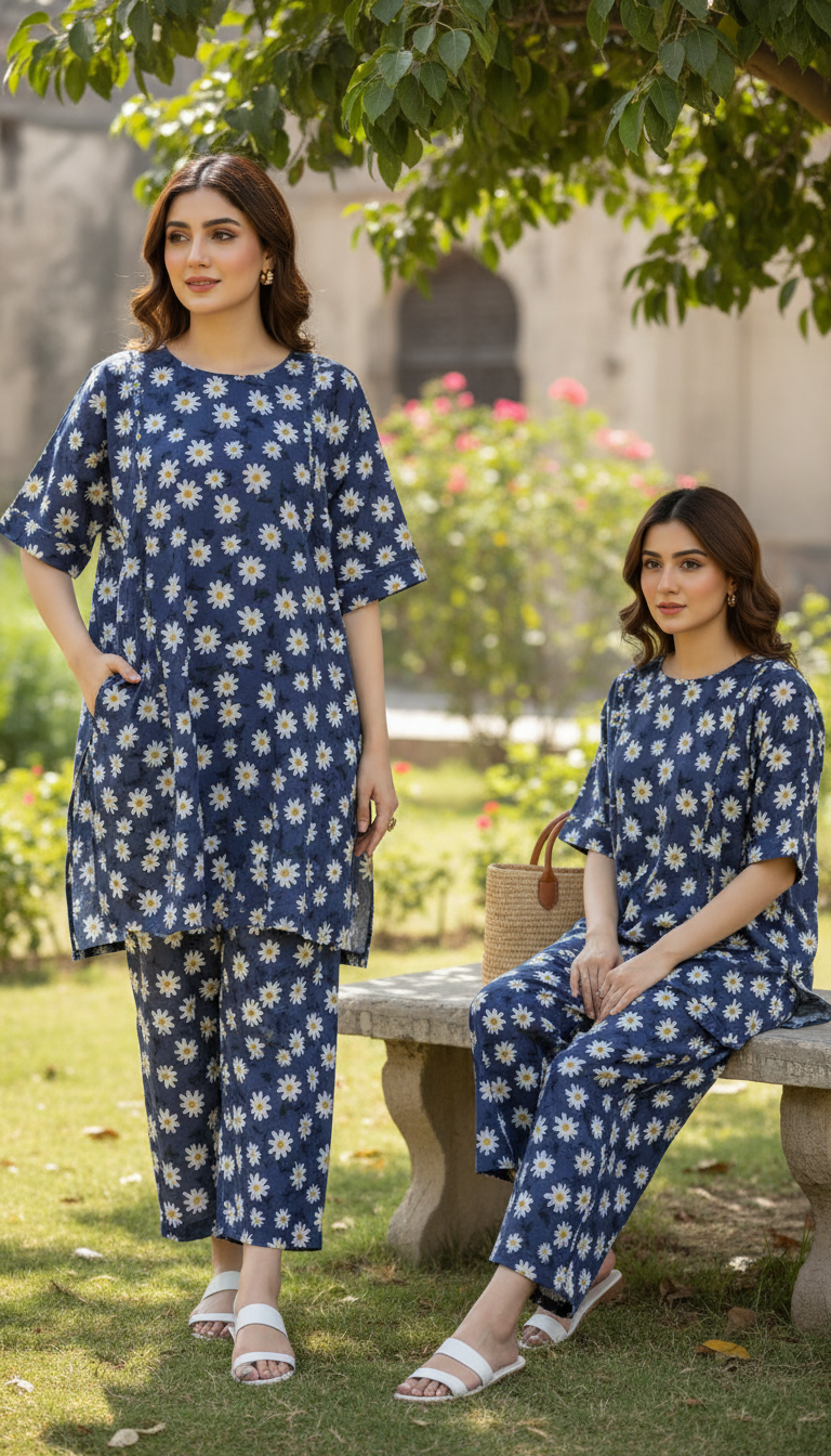 2-piece lawn co-ord set