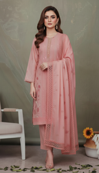 Flora 3 Piece Lawn Suit