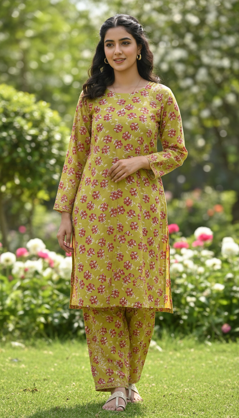 2-piece lawn co-ord set