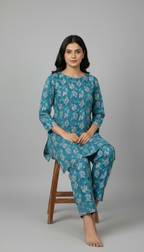 2-PC Lawn Co-ord Set – Allover Printed