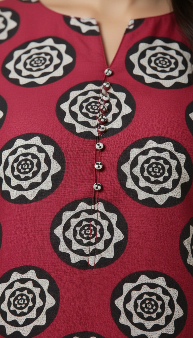lawn 2 pc with plain trouser