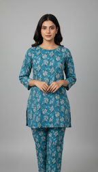 2-PC Lawn Co-ord Set – Allover Printed