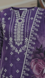 3 Piece Embroidered Lawn Suit