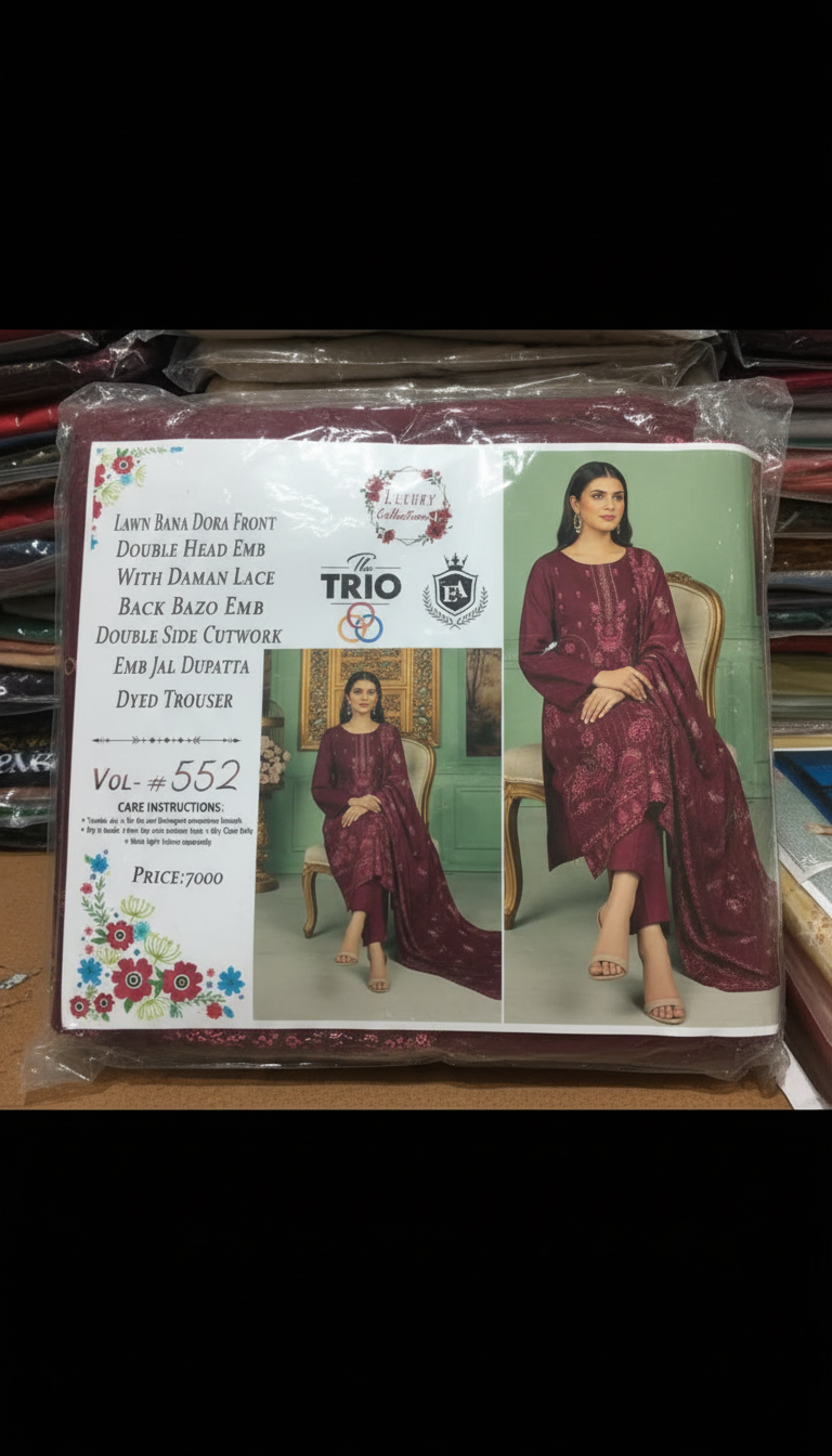Bana Dora lawn 3pc