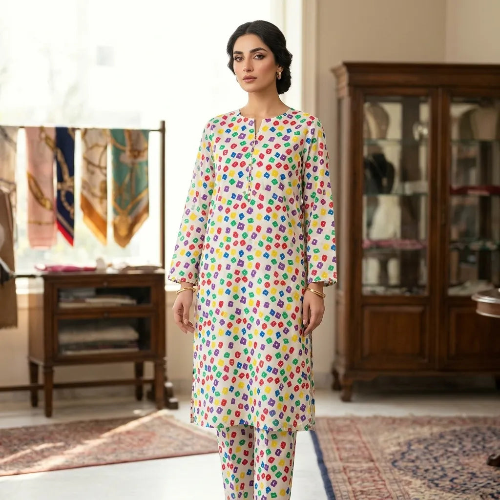 lawn allover 2 pc