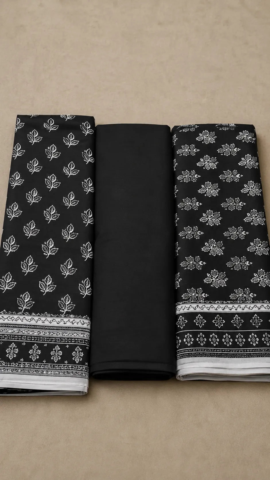Black 3 pc suit