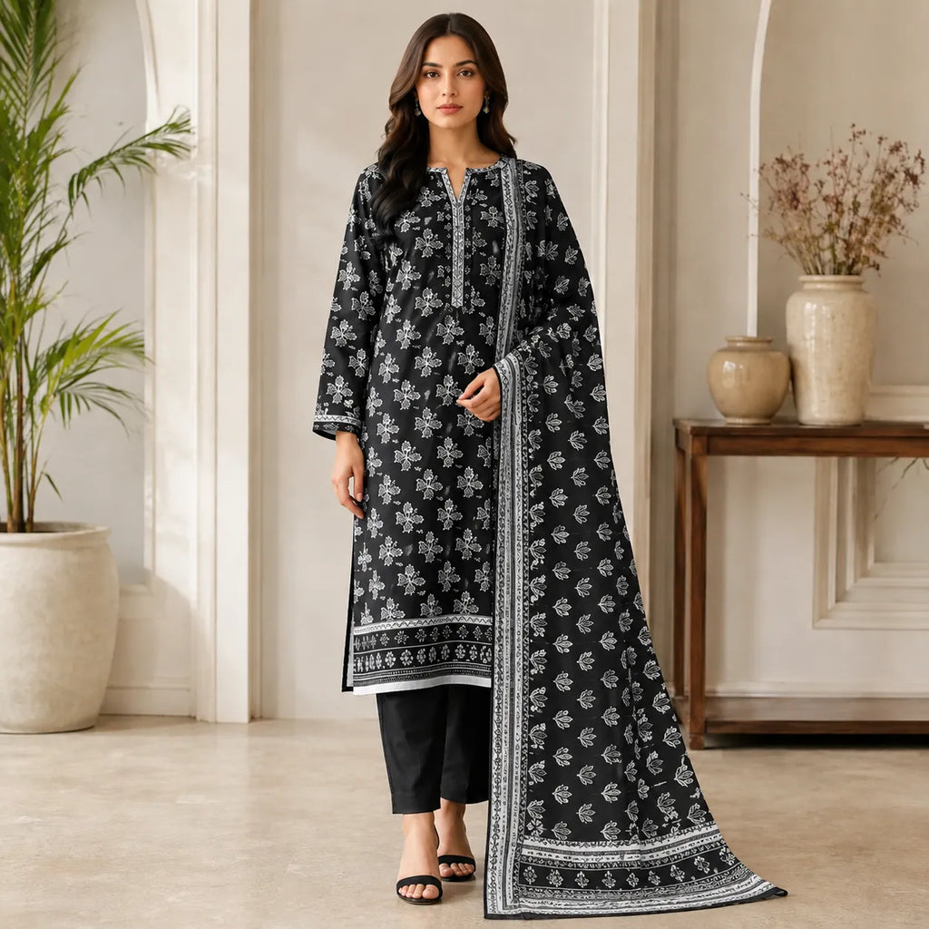 Black 3 pc suit