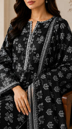 Black 3 pc suit