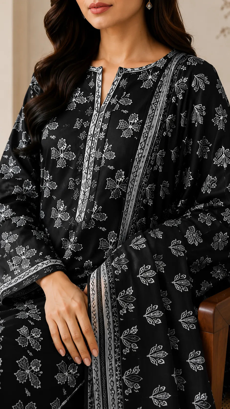 Black 3 pc suit