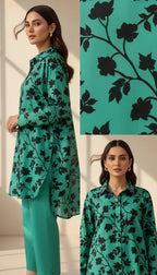 lawn 2 pc wiyh plain trouser
