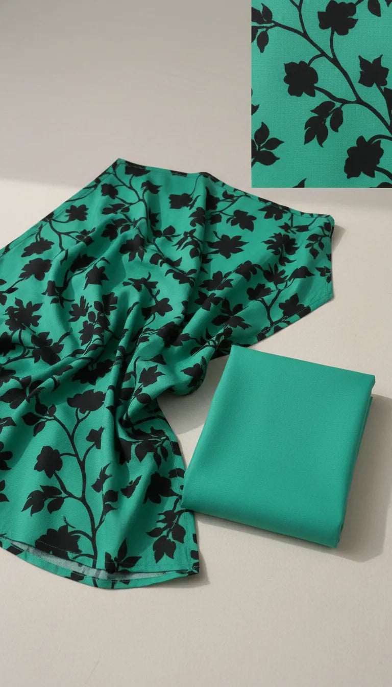 lawn 2 pc wiyh plain trouser