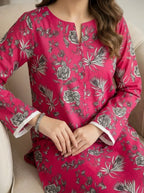 lawn 2 pc with printed trouser
