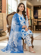 Printed Lawn 3 Piece Suit